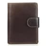 Mens Vintage Genuine Leather Wallet with Coin Pocket and Card Holder