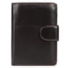 Mens Vintage Genuine Leather Wallet with Coin Pocket and Card Holder