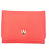 Womens Mini PU Leather Wallet with Crown Decoration and Coin Pocket