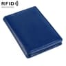 RFID Blocking Genuine Leather Card Holder Wallet with Bifold Design