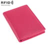 RFID Blocking Genuine Leather Card Holder Wallet with Bifold Design