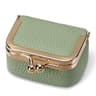 Mini Genuine Leather Jewelry Storage Pouch with Secure Clasp