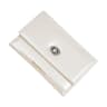 Womens Compact Trifold Zipper Wallet with Lanyard and Card Slots