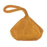 Womens Sequin Evening Clutch Bag with Beaded Design and Zipper Closure