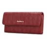 Womens Large Capacity PU Leather Clutch Wallet with Magnetic Buckle and Phone Storage