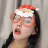 Funny Christmas Glasses and Hair Clip Holiday Accessories