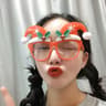 Funny Christmas Glasses and Hair Clip Holiday Accessories