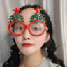 Funny Christmas Glasses and Hair Clip Holiday Accessories