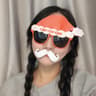 Funny Christmas Glasses and Hair Clip Holiday Accessories