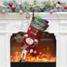 Christmas Stocking Gift Bag Pendant with Non Woven Fabric