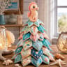Ocean Friends DIY Patchwork Christmas Tree Craft Kit with Fabric Decorations