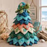 Ocean Friends DIY Patchwork Christmas Tree Craft Kit with Fabric Decorations