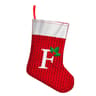 Printed Letter Christmas Stocking Ornament for Fireplace and Holiday Decor