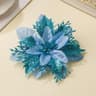Artificial Christmas Flowers with Bendable Stems for Tree and Holiday Decorations