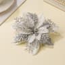 Artificial Christmas Flowers with Bendable Stems for Tree and Holiday Decorations
