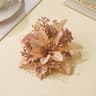 Artificial Christmas Flowers with Bendable Stems for Tree and Holiday Decorations