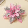 Artificial Christmas Flowers with Bendable Stems for Tree and Holiday Decorations