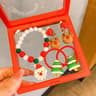 5 Piece Christmas Jewelry Set for Kids Holiday Party Dress Up Accessories