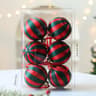 Christmas Ball Ornaments with Hanging Ropes for Holiday Decor