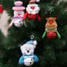 Christmas Tree Doll Bell Pendants For Holiday Home Decorations 1
