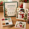 Christmas Sea Glass DIY Art Kit with 3D Mosaic Designs and Craft Supplies