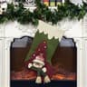 Christmas Stocking Gift Bag 18 Inch Plush Christmas Decoration