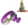 Christmas Tree Decoration Ribbon with Glitter for Holiday Party Decor