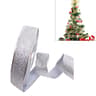Christmas Tree Decoration Ribbon with Glitter for Holiday Party Decor