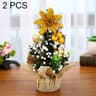 Mini Christmas Tree Decoration for Holiday Tabletop and Display Decor