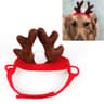 Christmas Pet Antler Headdress Adjustable Plush Holiday Costume Accessory