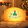 Christmas Pillow Silicone Night Light with Adjustable Brightness