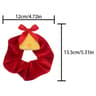 Christmas Plush Hair Scrunchies Cute Embroidered Holiday Hair Ties