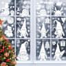 Christmas Static Cling Window Decorations Reusable Double-Sided Holiday Stickers