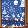 Christmas Static Cling Window Decorations Reusable Double-Sided Holiday Stickers