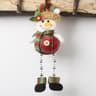 Christmas Plaid Fabric Hanging Doll Ornaments for Holiday Decor