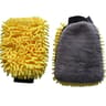 Soft Coral Car Wash Mitt Scratch Free Chenille Cleaning Glove