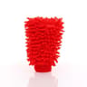 Soft Coral Car Wash Mitt Scratch Free Chenille Cleaning Glove