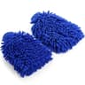 Soft Coral Car Wash Mitt Scratch Free Chenille Cleaning Glove