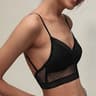 Wireless lifting lace bra for weddings