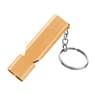 Aluminum Alloy Double Tube Survival Whistle With Key Ring Outdoor Safety Gear 9
