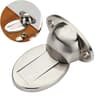 Invisible Stainless Steel Magnetic Door Stopper Bronze Floor Mount Holder