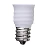 E12 To E14 Adapter Black LED Light Bulb Socket Converters 7