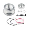 Chevrolet Steering Wheel Hub Adapter Polished Aluminum Hole Mount for Aftermarket Steering Wheels