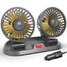 Car Cooling Fan 12V Dual Head Car Fan With Foldable Adjustable Dashboard Design 13