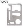 Multi Tool Card Stainless Steel Pocket Survival Tool EDC Wallet Wrench 9