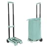 Portable Folding Shopping Cart with Wheels Heavy Duty Collapsible Grocery Utility Cart