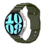 Silicone Watch Band Armor Sports Watch Strap Soft Durable Replacement Band Army Green 13