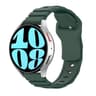 Silicone Watch Band Armor Sports Watch Strap Soft Durable Replacement Band Army Green 15