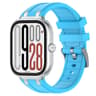 Silicone Watch Band for Xiaomi Band 10 Pro Redmi Watch 6 5 with Premium Metal Connectors
