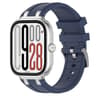 Silicone Watch Band for Xiaomi Band 10 Pro Redmi Watch 6 5 with Premium Metal Connectors